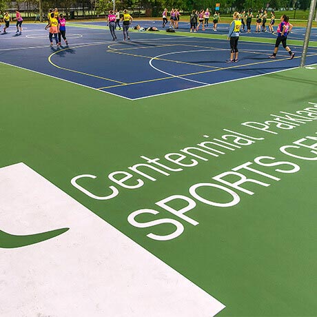 Netball Courts at Parklands Sports Centre